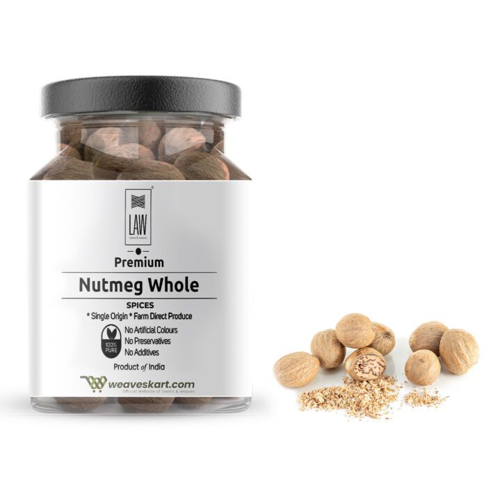 Premium-Quality-Single-Origin-Nutmeg-Whole-1 Premium Single Origin Nutmeg Whole 200gm - Image 1