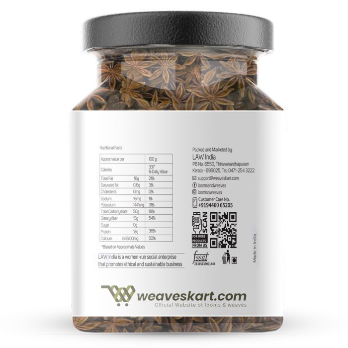 Premium Single Origin Star Anise Whole 50gm - Image 3