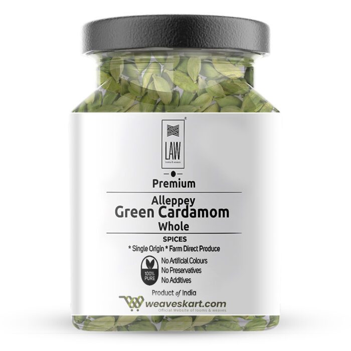 Premium Single Origin Alleppey Green Cardamom Whole 100gm - Image 2