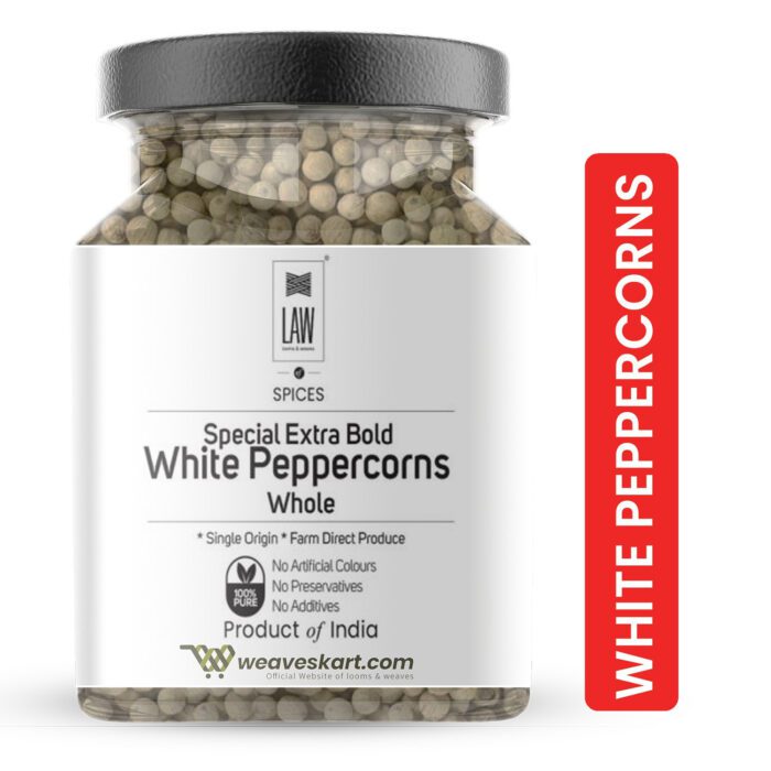 Premium Special Extra Bold White Peppercorns Whole 100 gm - Image 2