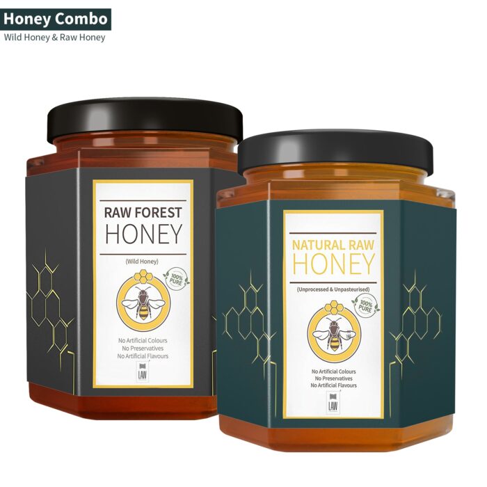 RawHoney_WildHoney Unprocessed and unfiltered Natural honey and Forest honey - Image 1