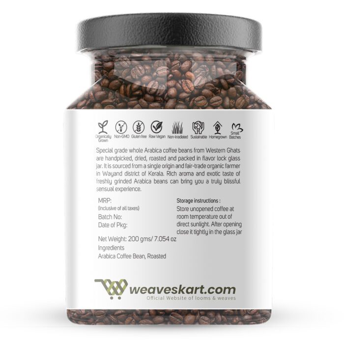 Premium Roasted Coffee Bean (Arabica) 200g - Image 3