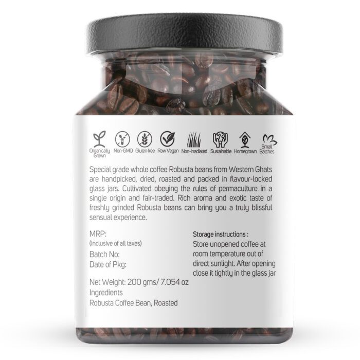 Premium Roasted Coffee Bean (Robusta) 200g - Image 3
