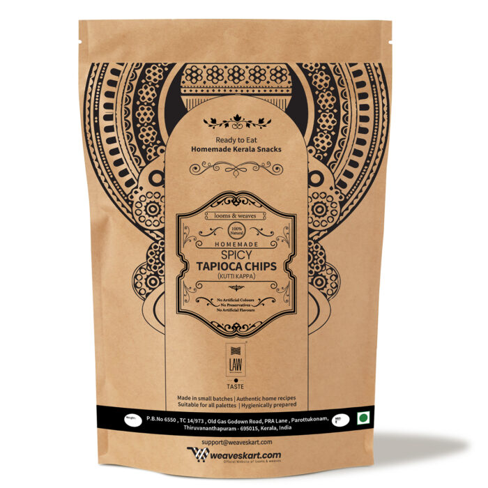 Perfect Tea Time Vegan Snacks - Spicy Tapioca Chips (Stick) 250gm - Image 2