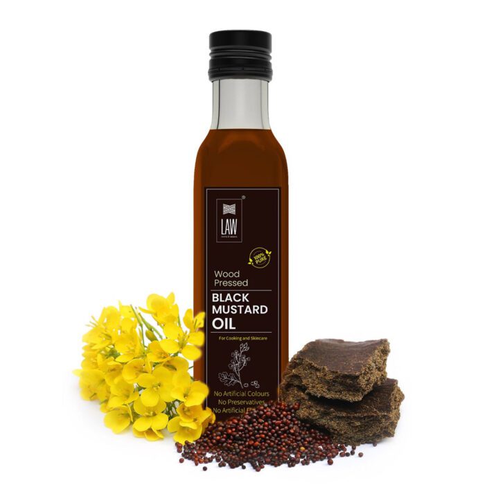 Wood-Pressed-Black-Mustard-Oil-1 Wood Pressed Black Mustard Oil - Image 1