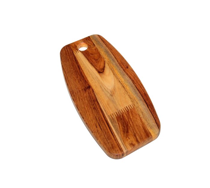ch13A_1-scaled-1.jpg Premium Handmade Teakwood Wood Chopping Board - Size (8” x 15”) CH-13(G) - Image 1
