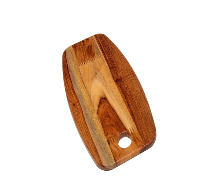Premium Handmade Teakwood Wood Chopping Board - Size (8” x 15”) CH-13(G) - Image 2