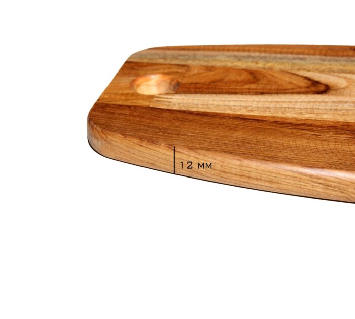 Premium Handmade Teakwood Wood Chopping Board - Size (8” x 15”) CH-13(G) - Image 4