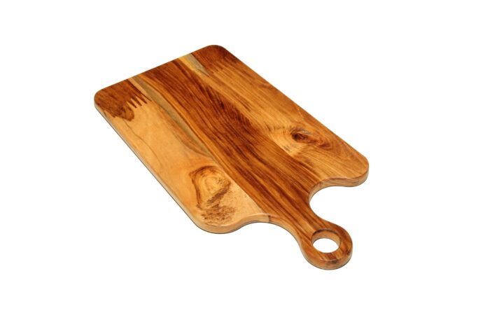 Premium Handmade Teakwood Wood Chopping Board - Size (8” x 15”) CH-12(G) - Image 3