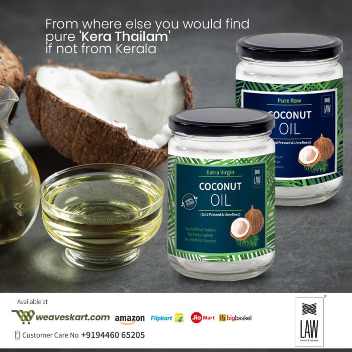 Pure Raw Wood pressed Coconut Oil from Kerala - Image 5