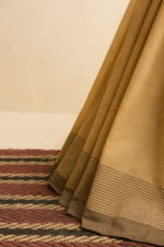 Kerala Handloom Kasaragod Saree Light Brown - Six Yards Of Uniqueness - Image 2