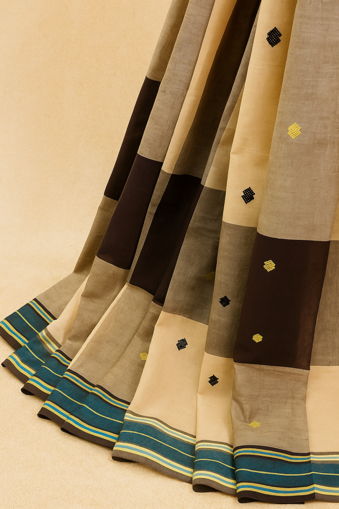 Kerala Handloom Kasaragod Saree - Six Yards Of Uniqueness - Image 3