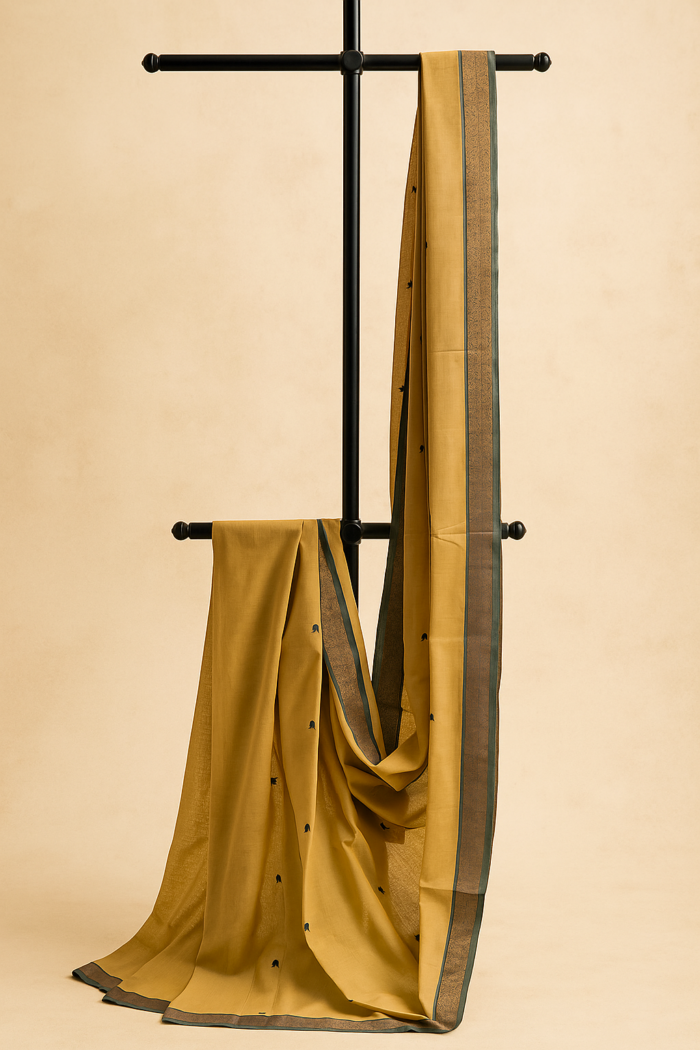 daea55c8-6440-485a-a21c-83f0729a500c Kerala Handloom Kasaragod Saree - Six Yards Of Uniqueness - Image 1