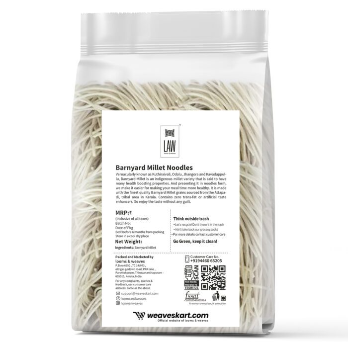 Barnyard Millet Noodles 200gm - Image 3