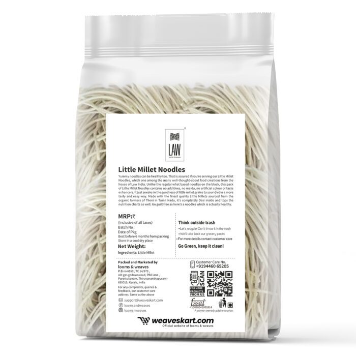 Little Millet Noodles (Samai) 200gm - Image 3