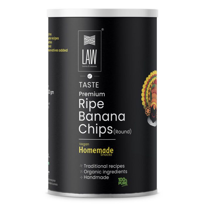 Premium Homemade Ripe Round Banana Chips 200gm - Image 2