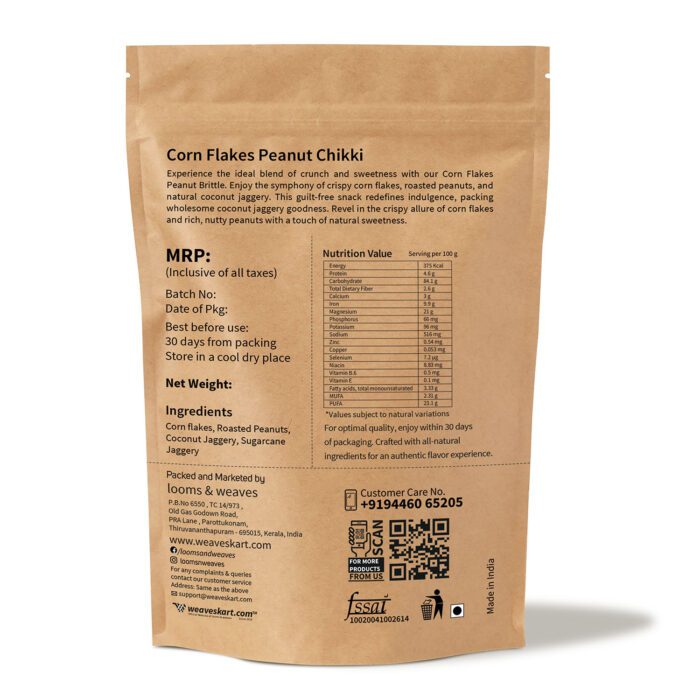 Corn Flakes Peanut Chikki 250g - Image 3