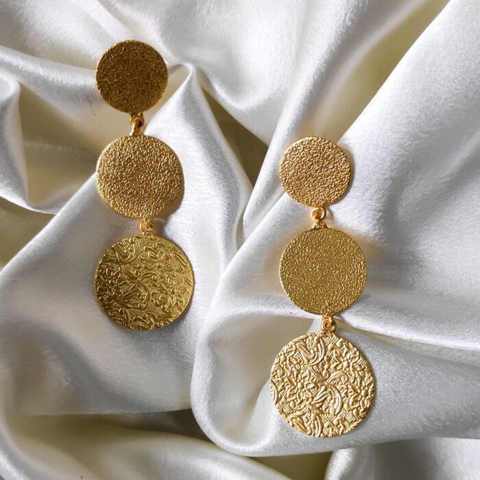 Earrings (7) Anti-Tarnish Statement Earring (LAW50) - Image 1