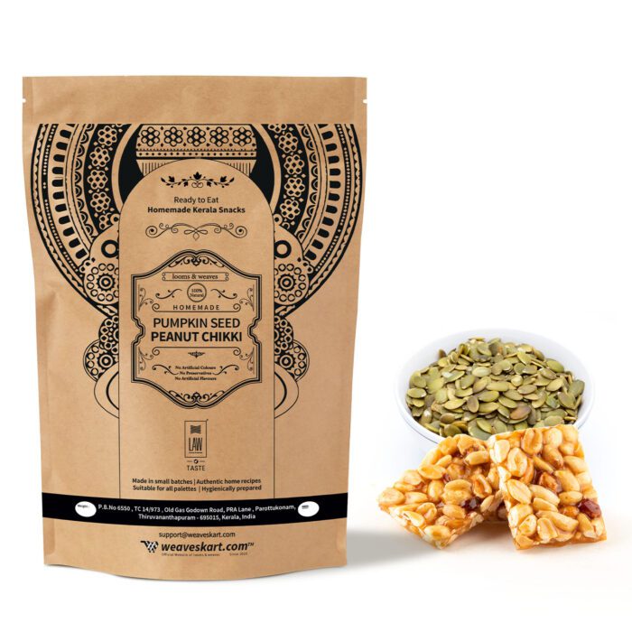 PUMPKIN SEED PEANUT CHIKKI (1) Pumpkin Seed Peanut Chikki 250g - Image 1