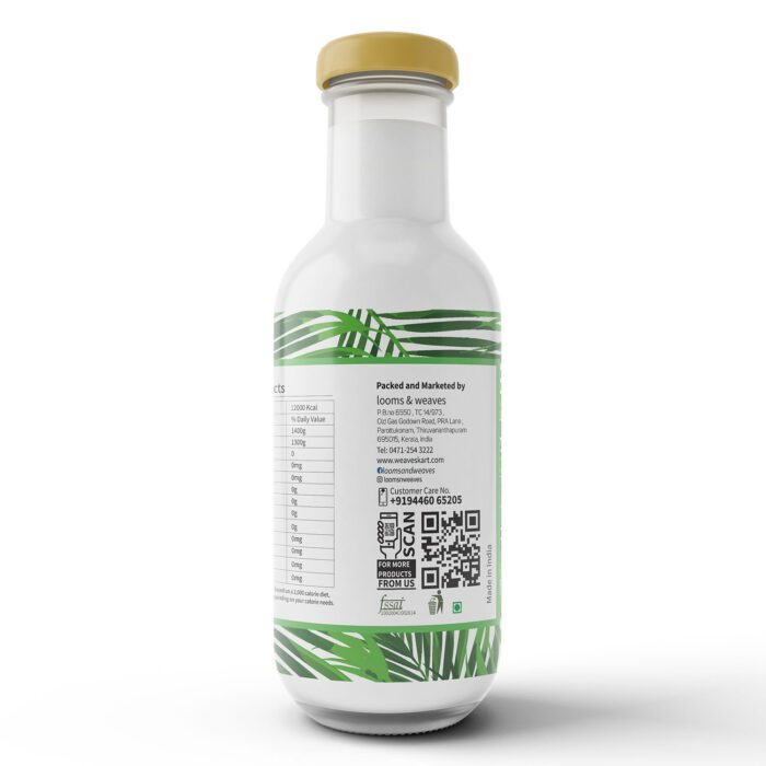 Premium Extra Virgin Coconut Oil from Kerala 200ml (Glass Bottle) - Image 4