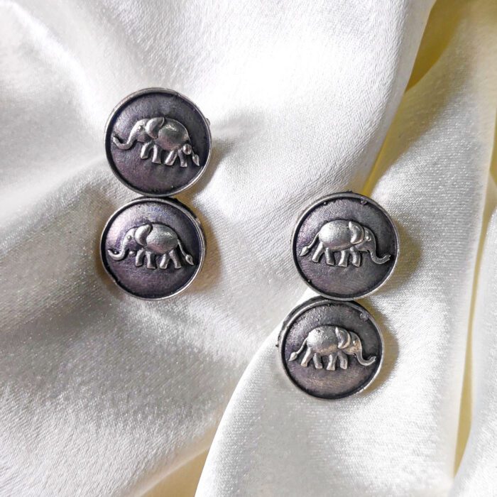 Earrings_1 (2) German Silver Earring (LAW60) - Image 1