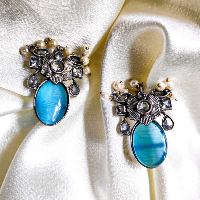 Earrings_10 (1) German Silver Earring (LAW67) - Image 1