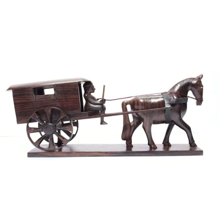 Images_0015_HORSE CART Wooden Horse Cart 4 Inch - Image 1