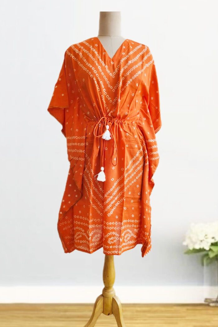 Images_KAFTAAN_0002_Layer 3 Bamboo Handloom Kaftaan - Image 1