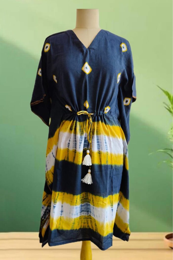 Images_KAFTAAN_0010_Layer 10 Bamboo Handloom Kaftaan - Image 1