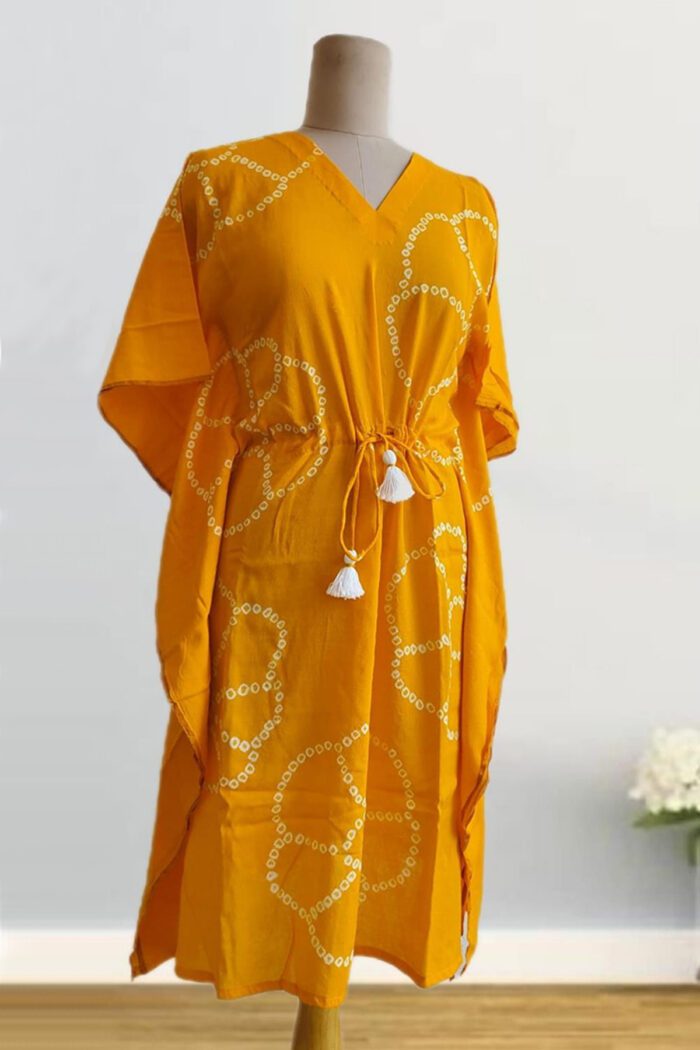 Images_KAFTAAN_0012_Layer 12 Bamboo Handloom Kaftaan - Image 1
