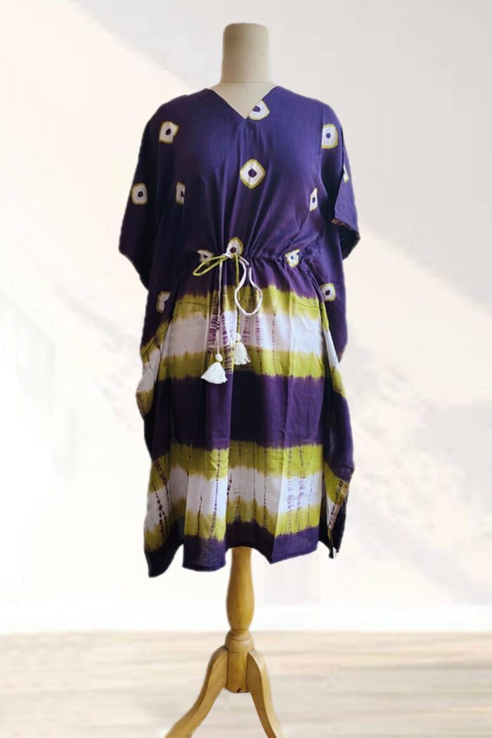 Images_KAFTAAN_0014_Layer 16 Bamboo Handloom Kaftaan - Image 1
