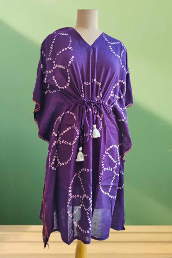 Images_KAFTAAN_0017_Layer 18 Bamboo Handloom Kaftaan - Image 1