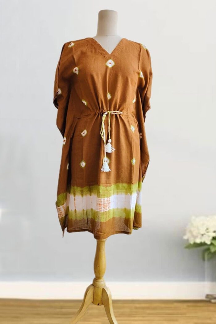Images_KAFTAAN_0024_Layer 22 Bamboo Handloom Kaftaan - Image 1