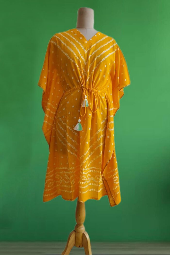 Images_KAFTAAN_0034_Layer 27 Bamboo Handloom Kaftaan - Image 1