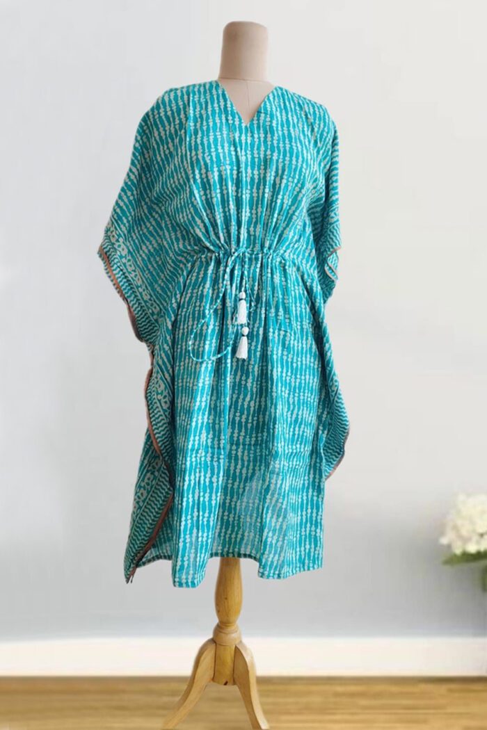 Images_KAFTAAN_0040_Layer 32 Bamboo Handloom Kaftaan - Image 1