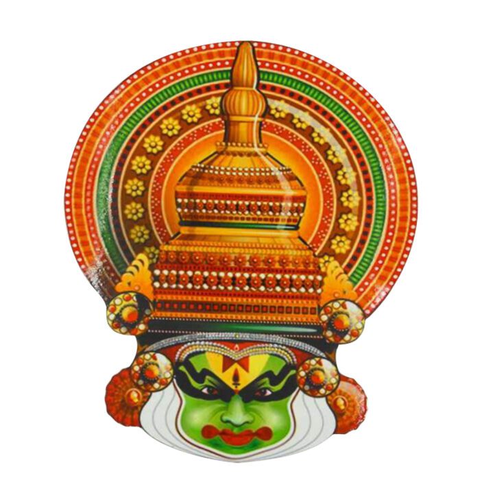 Images_0040_FRIDGE MAGNET KADHAKALI HEAD Kathakali Fridge Magnet (Head) - Image 1