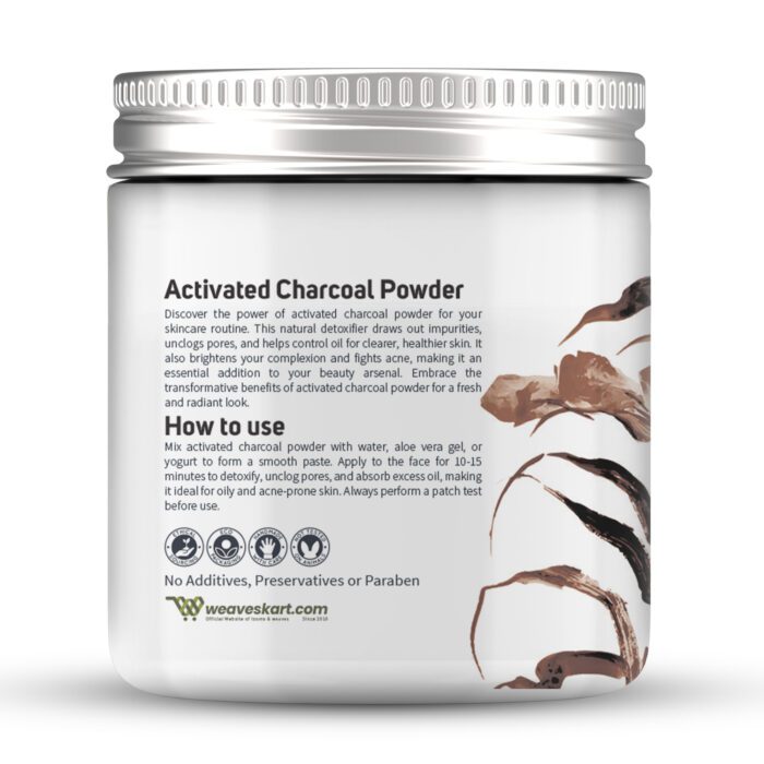 Activated Charcoal Powder 50g - Image 3