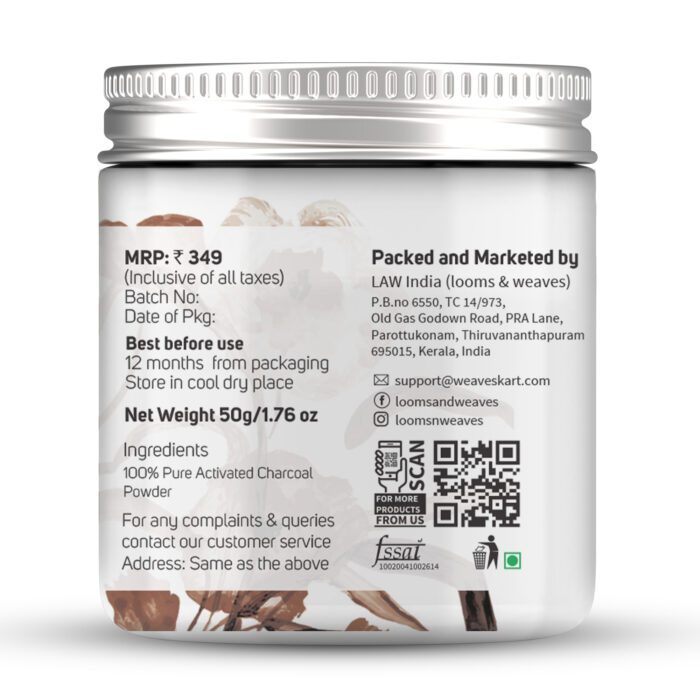 Activated Charcoal Powder 50g - Image 4