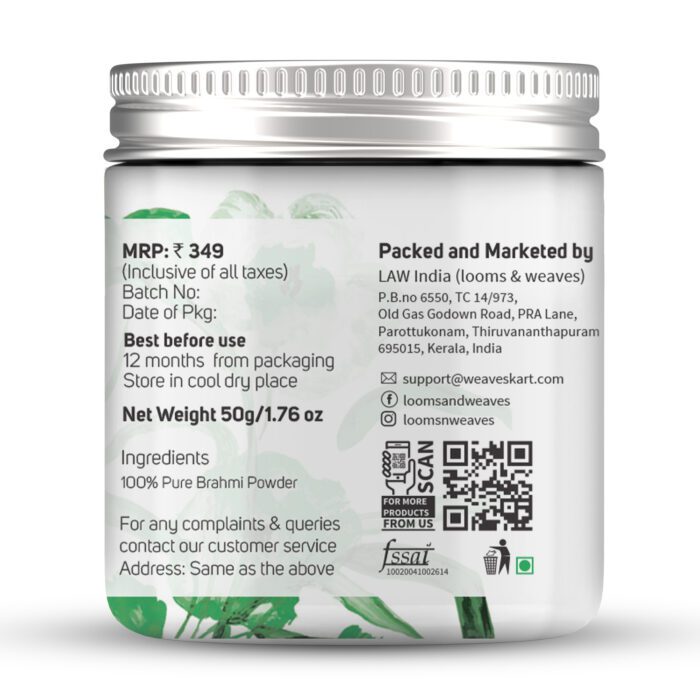 Brahmi Powder 50g - Image 4