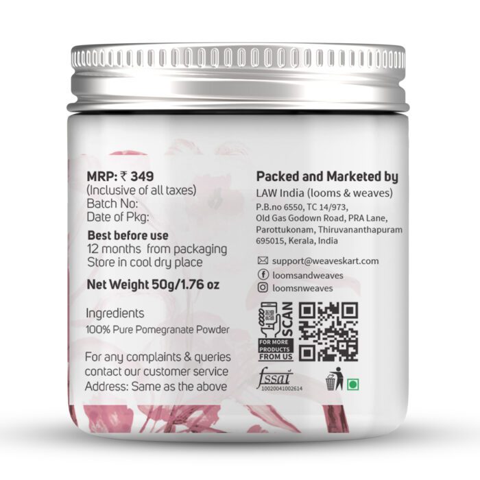 Pomegranate Powder 50g - Image 4
