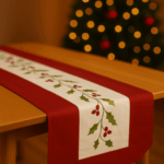 Christmas Runner - Holly vines - Image 3