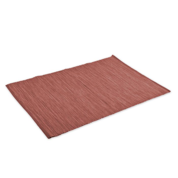 Handwoven Cotton Maroon Table Mats (Set of 6 Pcs) - Image 2