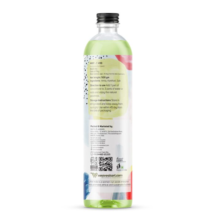 Natural Bird's Eye Chilli Amla Concentrate 500gm - Image 3