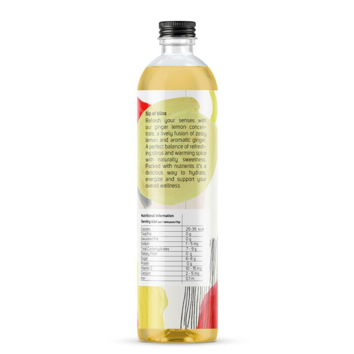 Natural Ginger Lemon Concentrate 500gm - Image 4