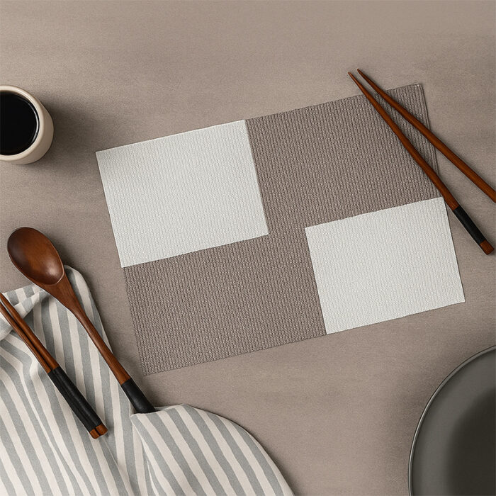 Table Mats_800x800 (1) Handwoven Cotton Table Mats With Multicolour Check (Set of 6 Pcs) - Image 1