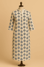 Block Print Khadi Cotton Kurti