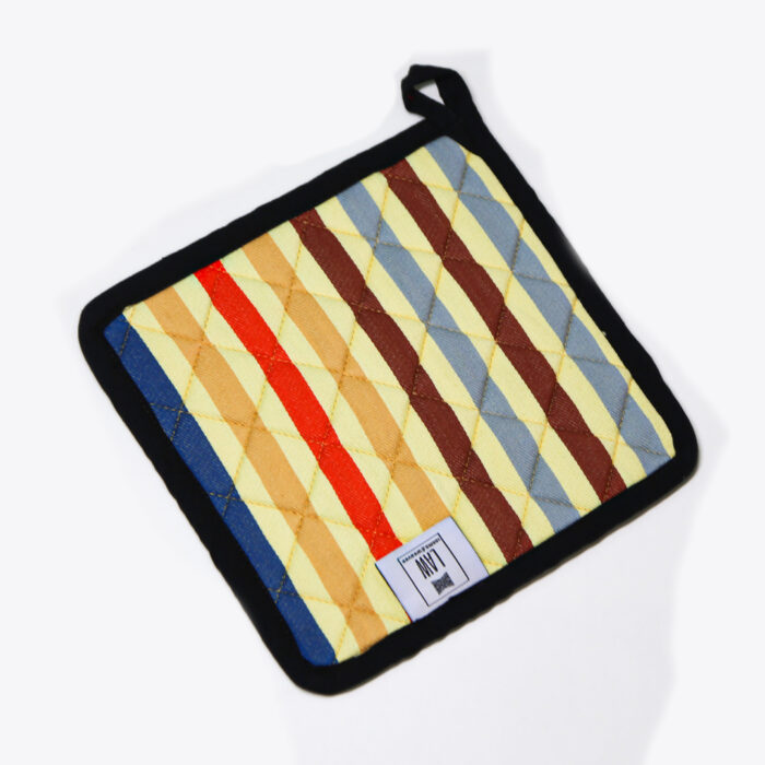 6 Multicolor Pot Holders(Set of 2) 8 x 8 inch - Image 1