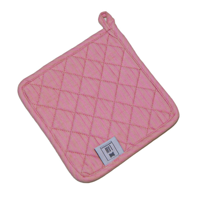 8 Light Pink Pot Holders (Set of 2) 8 x 8 inch - Image 1