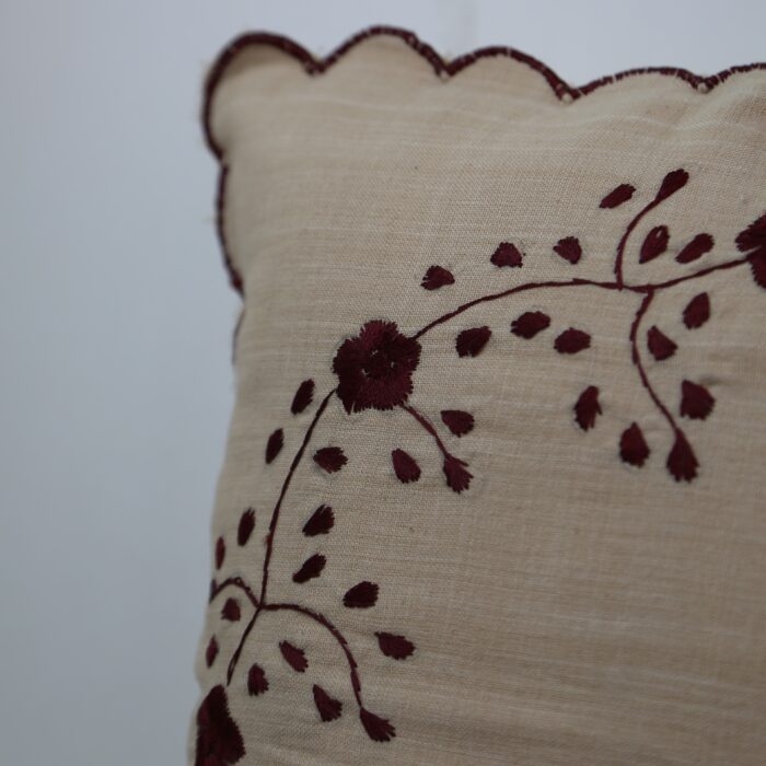 Premium Handcrafted Embroidery Cushion Cover Set of 2(16×16 inches) - Image 2