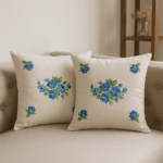 Premium Handcrafted Embroidery Cushion Cover Set of 2(16×16 inches)